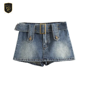 Jeans en denim pour femmes, coupe droite, amples, avec logo personnalisé, style streetwear, tendance, grandes tailles, pour le travail - Product Image 6