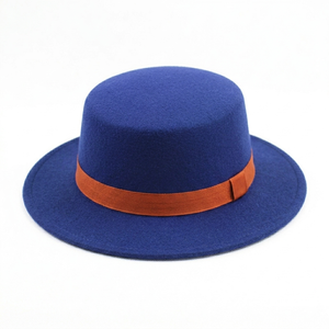 Chapeau Fedora Rétro Noir Borsalino pour Hommes à Cheveux Longs en Feutre Polyester/Coton Style Personnage Extérieur Quatre Saisons - Product Image 6