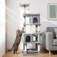 Hamac-lit pour chat personnalisé, moderne, en peluche, avec structure fermée