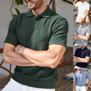 Suéter de Forro Polar Personalizado con Logotipo para Hombre, Talla Grande, Manga Corta, Color Sólido, 100% Algodón, Transpirable - Product Image 3