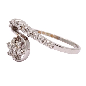Bague d'anniversaire classique pour femme Djewels en diamant de laboratoire, or massif 14 carats, taille brillant rond, certifiée IGI & INGEMCO, vente en gros - Product Image 3