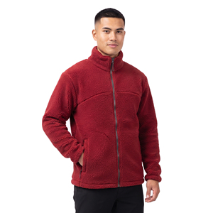 Winter Warm Polar <b>Fleece</b> <b>Jacket</b> Men's Loose Fit Outdoor Windproof Sherpa 340gsm <b>Thick</b> OEM Service - Product Image 4