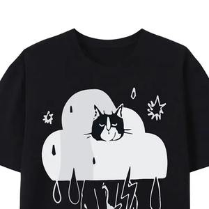 Camisetas de Cuello Redondo Extra Grandes para Hombre, 100% Algodón Grueso (220g), Impresión de Logotipo Personalizado, Impresión Gráfica, Secado Rápido - Product Image 6