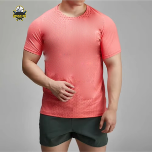 Camisetas Deportivas Premium de Alta Calidad para Hombre, Tejidas en Poliéster y Elastano, Transpirables, de Secado Rápido, Cuello Redondo Liso - Product Image 3