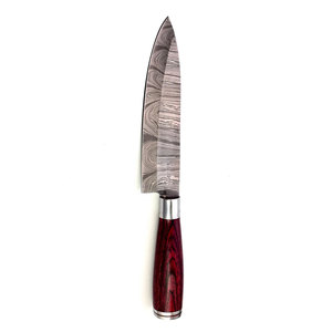 Handmade Damascus Steel Chef Knife Professional Kitchen <b>Tool</b> With Comfortable Grip For Cooking Enthusiasts - Product Image 1