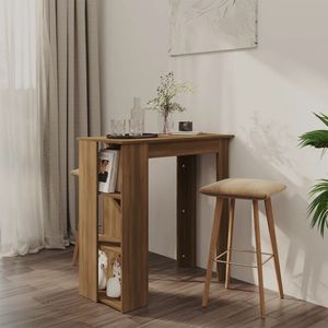 โต๊ะบาร์ไม้โอ๊คสีน้ำตาลขนาดกลาง - Product Image 1