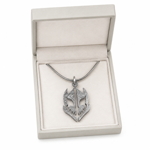 JEXMOO ENTERPRISES Collier pendentif en acier de Damas fait main à motif gaufré, design exquis, ensemble de bijoux de mode, cadeau - Product Image 1