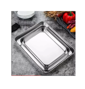 Stainless Steel Serving <b>Tray</b> Finest Quality For Your home Kitchen Decorative & <b>Storage</b> <b>Tray</b> At Affordable Price - Product Image 6