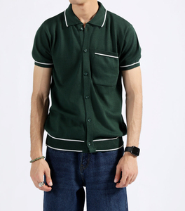 Camiseta Polo para Hombre, Nueva, Personalizada, Transpirable, de Algodón, de Alta Calidad, de Color Sólido, a Precio Económico - Product Image 1