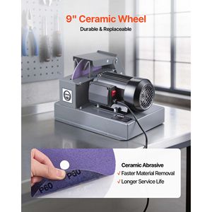 Affilacoltelli per tosaerba da 1HP con mola in ceramica da 9 pollici, raccoglitore di residui e bilanciatore a 30 gradi - Ricambi e accessori per tosaerba - Product Image 5