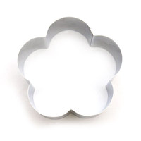 Emporte-pièce en acier inoxydable poli miroir, motif fleur à quatre feuilles de 6 cm de profondeur, anneau de cuisson pour riz antiadhésif et résistant au four, 12 cm-24 cm