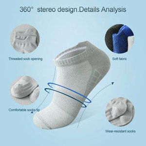 Hot Selling Custom Athletic Short <b>Socks</b> for Men and Women Comfortable <b>Polyester</b> Anti-Bacterial New Arrival Wholesale - Product Image 3