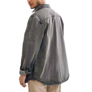 เสื้อเชิ้ตเดนิมผู้ชายคุณภาพสูงปี 2026 เสื้อเชิ้ตเดนิมแขนยาวรุ่นใหม่มาแรง ราคาขายส่ง - Product Image 3