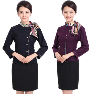 Uniforme DE TRABAJO unisex de uso regular del personal del hotel de poliéster/algodón de alta calidad disponible en diferentes patrones y estilos de diseño - Product Image 2