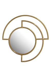 Contemporary Brass Decorative <b>Mirror</b> Irregular Shape Handmade Wall Art - Product Image 3