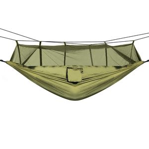 Hamaca Portátil de Nailon para 2 Personas con Capacidad de Carga Máxima de 600 Libras, Mosquitera para Exteriores, para Senderismo y Camping, Cama Colgante - Product Image 3
