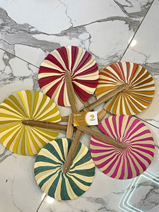 Natural Handmade Smooth Vietnam Coconut Fan for Elegant <b>Gift</b> <b>Hamper</b> Decoration Luxury Hotel - CARYLN - Product Image 1
