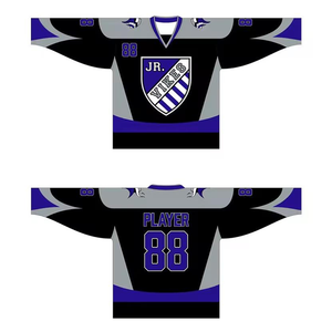 Camisetas de Hockey sobre Hielo Sublimadas Personalizadas de Moda 2026, Transpirables, de Verano, 100% Poliéster, de Alta Calidad - Product Image 6