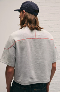 เสื้อยืดสตรีทแวร์ทรงโอเวอร์ไซส์ ผ้าคอตตอน 100% หนานุ่ม สีสันตามสั่ง สำหรับผู้ชาย ทรงบ็อกซี่ ครอปพอดีตัว สั่งตัดได้ ใส่ได้ทั้งผู้ชายและผู้หญิง - Product Image 4