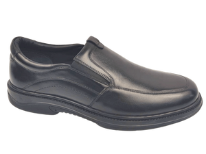 Mocasines de Piel de Oveja Genuina para Hombre, Punta Redonda, Color Negro Sólido, para Oficina y Carrera Profesional, con Entresuela Acolchada de EVA y Suela de Goma - Product Image 5