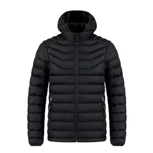 Chaqueta Bomber de Invierno para Hombre con Cuello Alto y Logotipo Frontal, Tela de Lona, Opciones Personalizables - Product Image 6