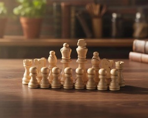 ILAHI's Eco-Friendly Rustic Polished Rectangle <b>Chess</b> <b>Board</b> Game 100% Handmade Pure Wood Animal/Love Style Customized Size <b>Chess</b> - Product Image 1