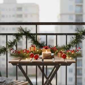 Porte-bougie chauffe-plat en bois en forme d'étoile - Usage domestique et décoratif, idéal pour les fêtes de Noël, la décoration hivernale - Product Image 3