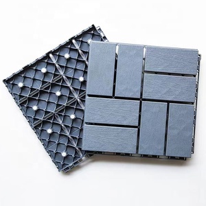 <b>Plastic</b> Waterproof Garden Customizable DIY Composite Deck <b>Tiles</b> Outdoor Interlocking Deck <b>Tiles</b> - Product Image 2