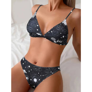 Conjunto de Bikini Sublimado para Mujer, Venta Caliente, Nuevo Diseño, Tallas para Adultos, Transpirable, Hecho a Medida - Product Image 1