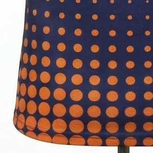 Camiseta de Manga Corta para Hombre, Cuello Redondo, Diseño de Puntos Naranja y Azul Marino, Corte Ajustado, Secado Rápido, Estilo Deportivo - Product Image 6