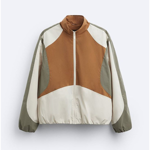 Wholesale Men's Full Zip Windbreaker Jacket with Lightweight <b>Fabric</b>, Private Label for Online Stores - Product Image 2
