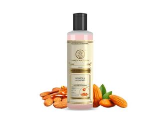 Khadi ครีมนวดผมจากน้ำผึ้งธรรมชาติและอัลมอนด์สำหรับการควบคุมครีมนวดผมสมุนไพรสำหรับผมร่วงเพื่อสุขภาพผม - Product Image 1