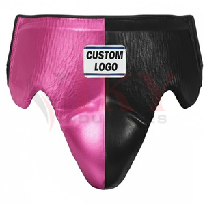 ชุดอุปกรณ์ชกมวย 4 ชิ้น ยี่ห้อ Good Supplier ประกอบด้วย ถุงมือ หมวกป้องกันศีรษะ และอุปกรณ์ป้องกันขาหนีบ สีดำชมพู ขนาด 8oz-16oz - Product Image 2