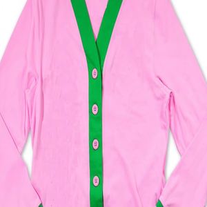 Long Sleeves College University Knitted <b>Cardigan</b> Sweater - Product Image 5