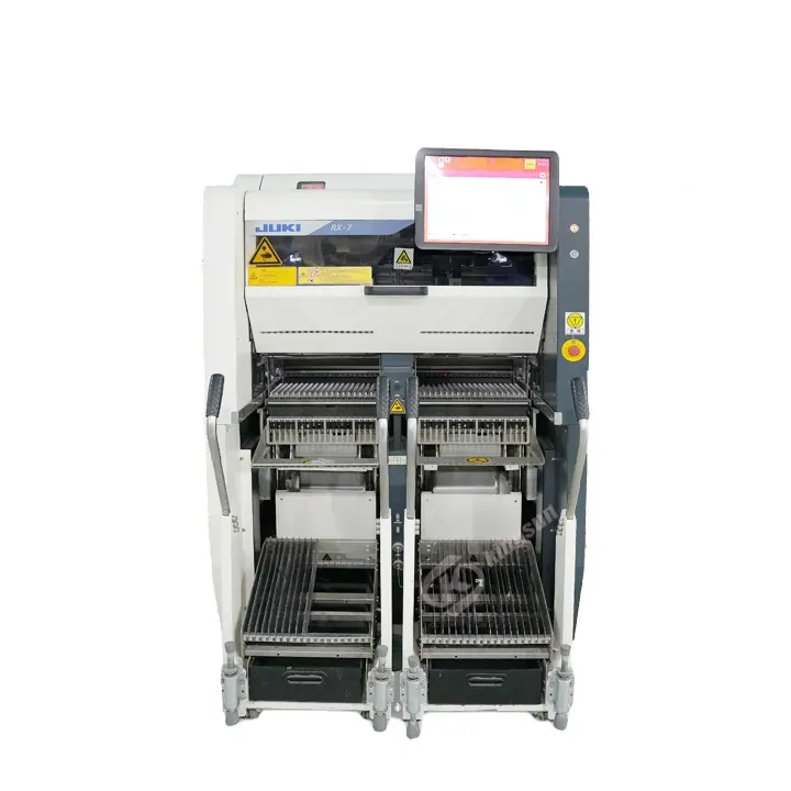 Pianificazione della produzione efficiente utilizzato Pick and Place Machine RX-7 linea di assemblaggio per produzione di PCB per SMT Machine LED usati