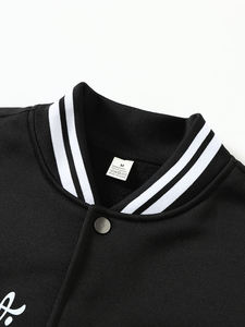 แจ็คเก็ตเบสบอลสไตล์วินเทจสำหรับผู้ชาย แฟชั่นฤดูหนาว  รับผลิตเสื้อแจ็คเก็ตเบสบอลแบบมีโลโก้ตามสั่งจากโรงงาน - Product Image 5