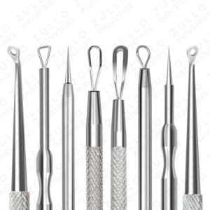 ชุดอุปกรณ์ผ่าตัดใบหน้าระดับมืออาชีพ ปรับแต่งโลโก้ได้ ชุดเครื่องมือดูดสิวเสี้ยนและกำจัดสิวหัวดำ - Product Image 2