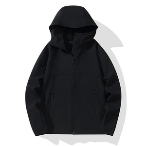 Chaqueta Softshell con Capucha y Logotipo Frontal en Lona, Protección Invernal, Fabricada en Pakistán, Secado Rápido para Hombre, FITNESS CONCEPTS OEM/ODM - Product Image 4