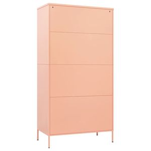 Armadio in acciaio rosa 35.4 dimensioni "x 19.7" x 70.9" - Product Image 5