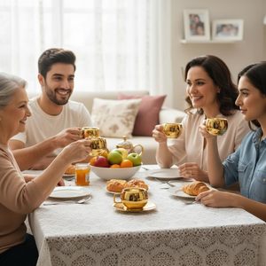 ชุดถ้วยทองเหลืองโบราณแบบดั้งเดิม ผลิตจากโลหะผสมทองเหลืองตามหลักอายุรเวท ราคาส่งออกขายส่งต่อชิ้น - Product Image 6