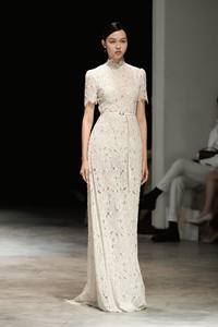 ชุดเดรสแฟชั่นผู้หญิงแขนสั้น ชุดเดรสยาว 92% โพลีเอสเตอร์ 8% เรยอน ชุดเดรสสวยหรูจาก WhiteAnt - Product Image 5