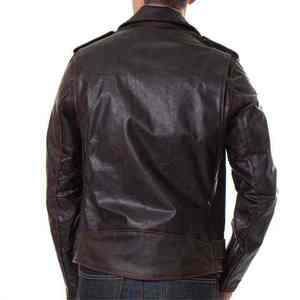 Chaqueta de Motocicleta de Cuero PU para Hombre SASPORTS LEAGUE, Cuello Alto, Cierre de Cremallera, Diseño Transpirable con Bloques de Color, para Invierno - Product Image 3