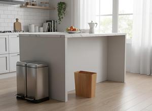 ถังขยะไม้ดีไซน์สวย เหมาะสำหรับสำนักงาน ห้องอ่านหนังสือ ห้องนอน ห้องทำงานที่บ้าน และใช้ตกแต่งภายในบ้าน จากอินเดีย - Product Image 2