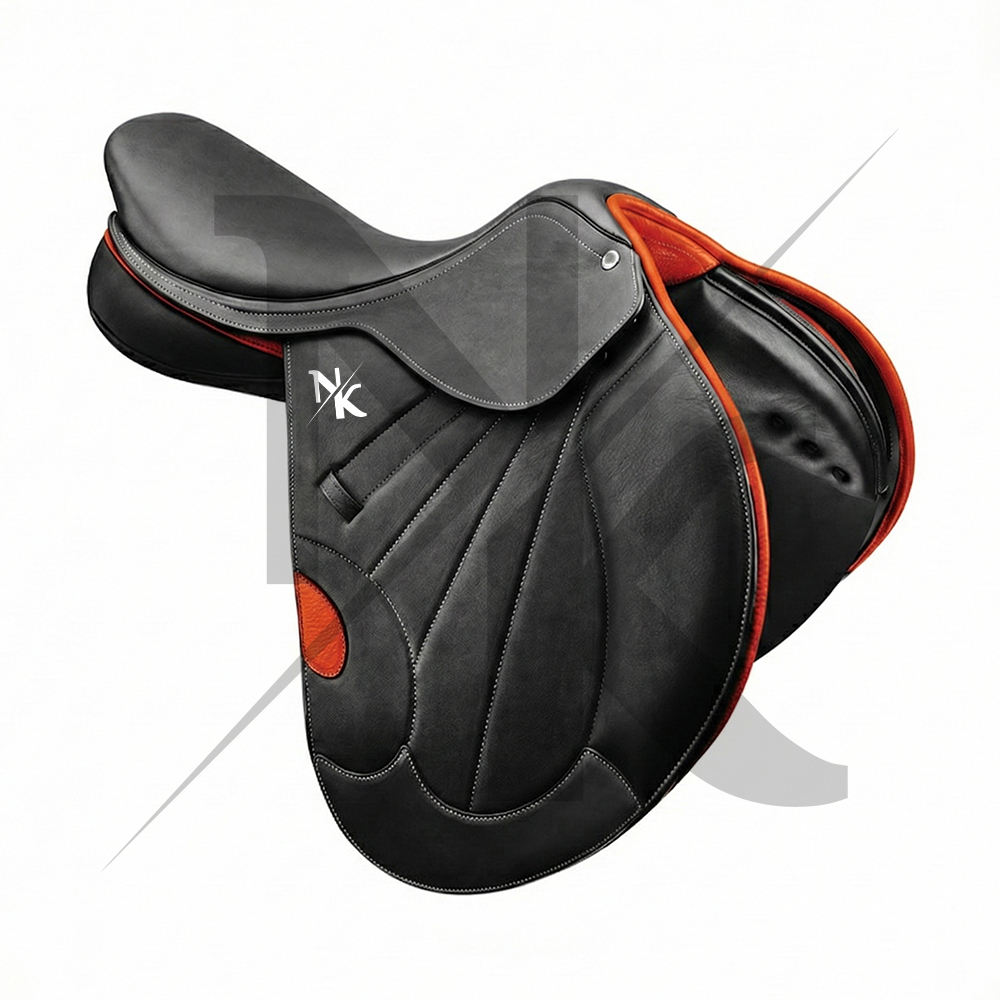 Noir classique avec des reflets orange