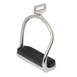 Estribos para Jinete de Diseño en Aluminio con Inclinación Desplazada que Ayuda a Reducir la Presión para Jóvenes Amantes de los Caballos - Product Image 1