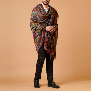 Men Soft Woven <b>Shawl</b> Warm Winter Accessory Comfortable Fabric Stylish Classic Traditional Inspired Mens Wear - Product Image 1