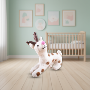 Attractive Deer <b>Felt</b> Doll for Baby & Kids Decor - Product Image 3