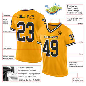 Maillot de football rayé personnalisé, nom et numéro de l'équipe brodés, vert, grande taille, uniforme d'équipe, chemise de sport - Product Image 2