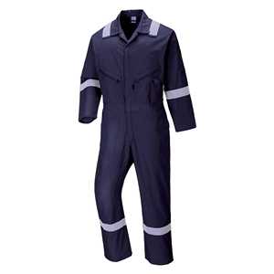 High Quality Lightweight Poly Cotton Hi Vis Work Coveralls Unisex Reflective Safety Uniform Custom Industrial Workwear - Product Image 4