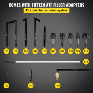 Pompa per Fluido di Trasmissione Automatica a 2 Vie, Sistema di Ricarica ATF da 10 Litri di Grande Capacità e Estrattore di Olio Liquido - Product Image 5
